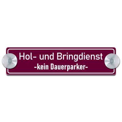 Hol - und Bringdienst, kein Dauerparker